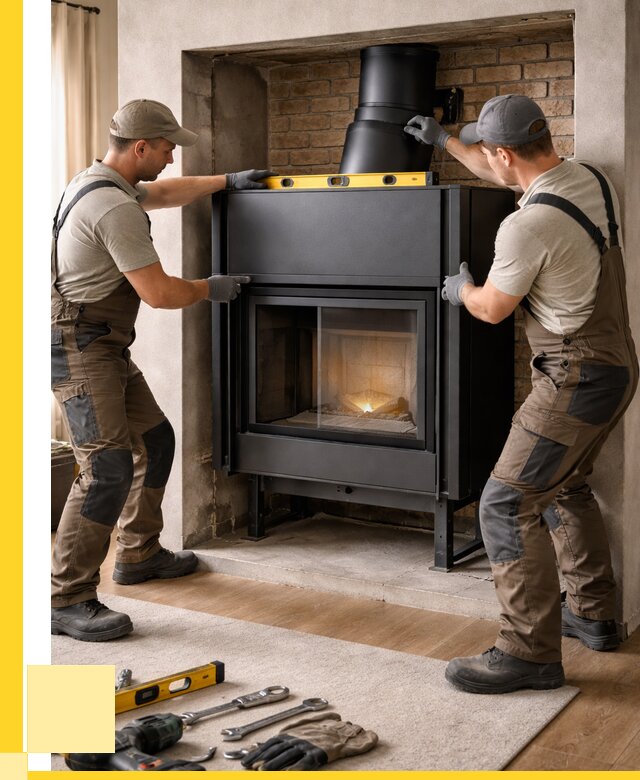 Установка каминных топок в Ишиме под ключ от 18707 р. | ЭриданШм