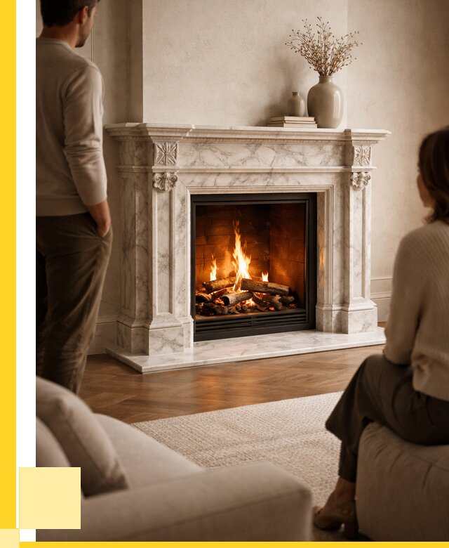 Мраморные камины под ключ в Ишиме от 259825 р. | ЭриданШм