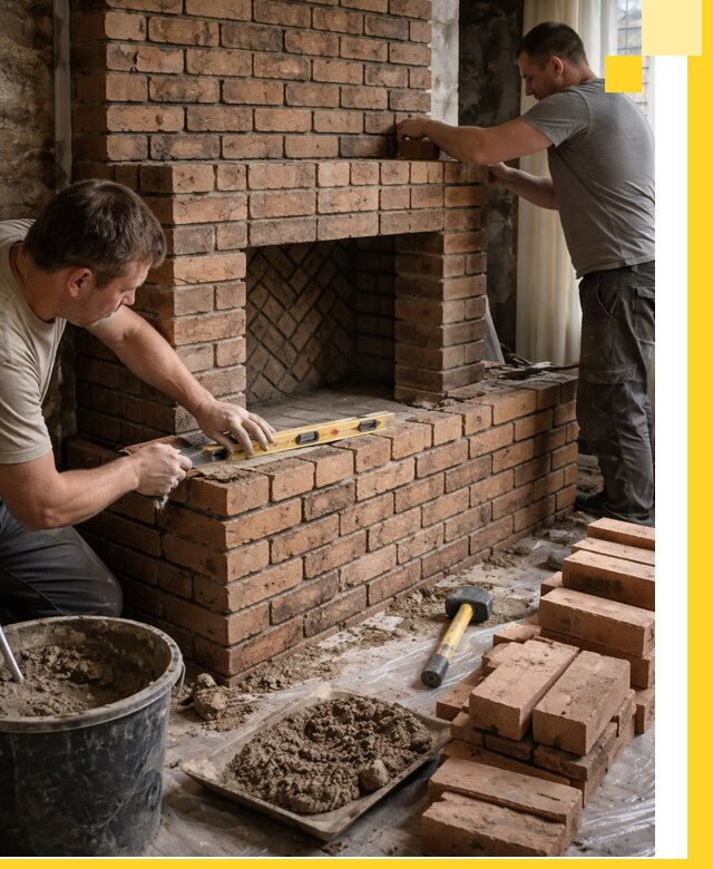 Изготовление и установка кирпичных каминов в Ишиме