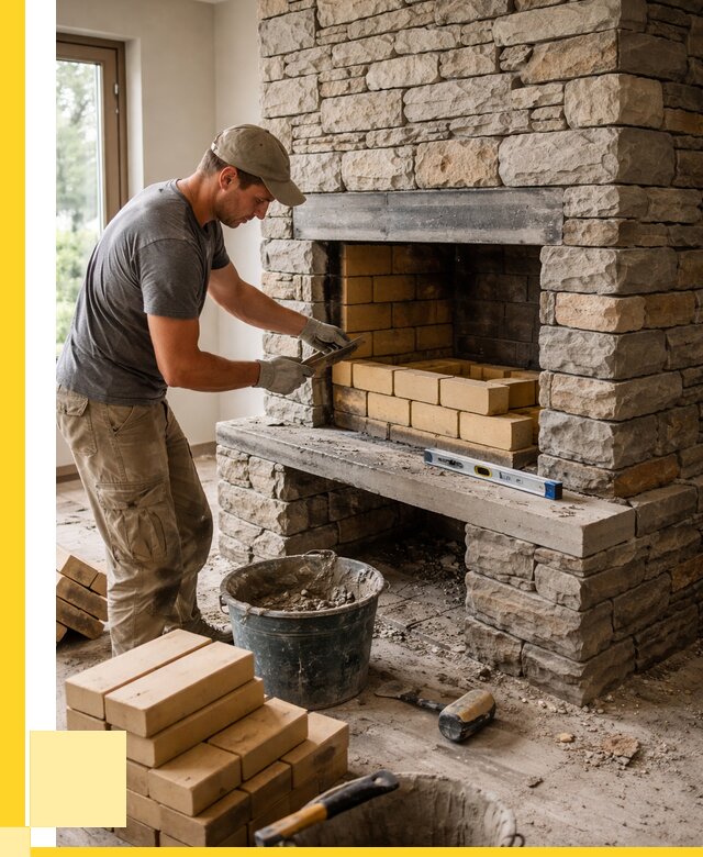 Кладка каминов и камина в Ишиме от 25983 р. ЭриданШм