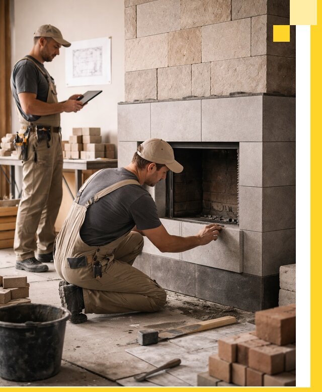 Индивидуальные проекты каминов и каминных систем в Ишиме