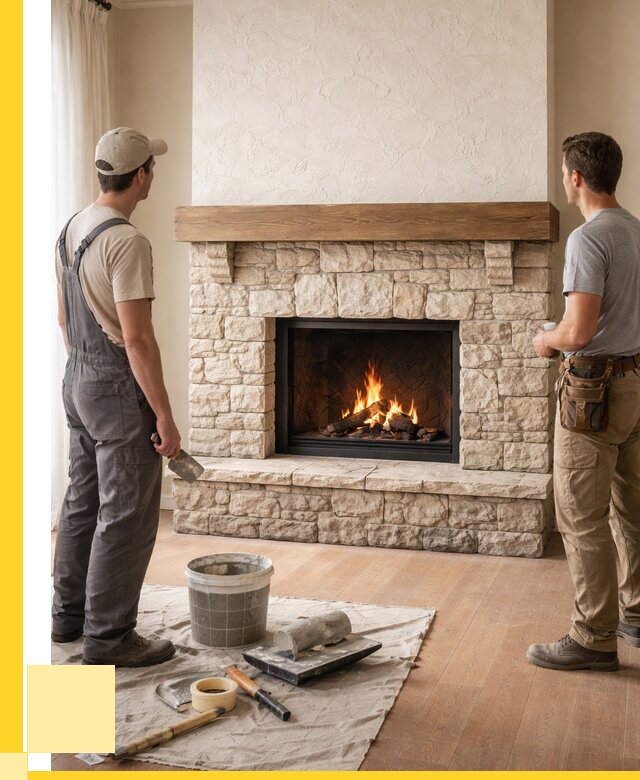 Отделка каминов в Ишиме от 6755 р. под ключ | ЭриданШм