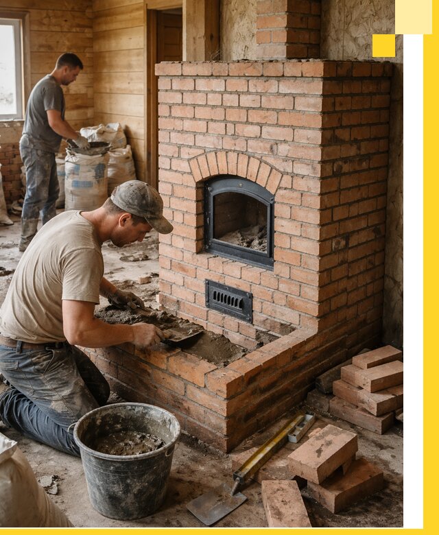 Профессиональное строительство печей в Ишиме под ключ