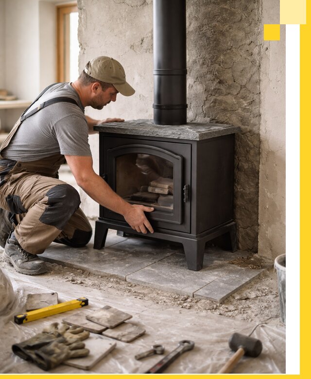 Профессиональный монтаж печей и каминов в Ишиме под ключ