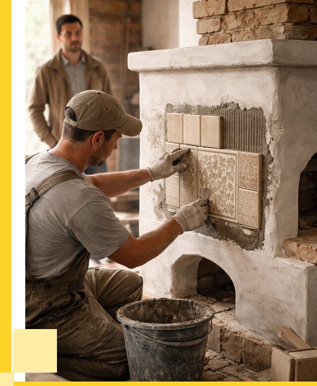 Отделка печей и банных печей в Ишиме от 36376 р. | ЭриданШм