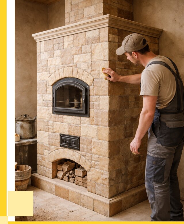 Облицовка печей в Ишиме от 4677 р. под ключ | ЭриданШм