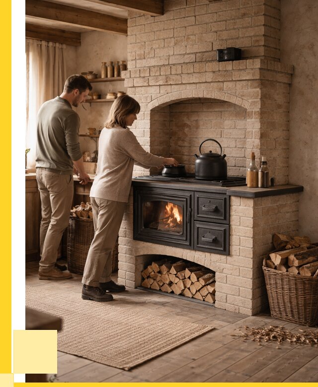 Печи с плитой в Ишиме от 46769 р. | ЭриданШм — кирпичная печь