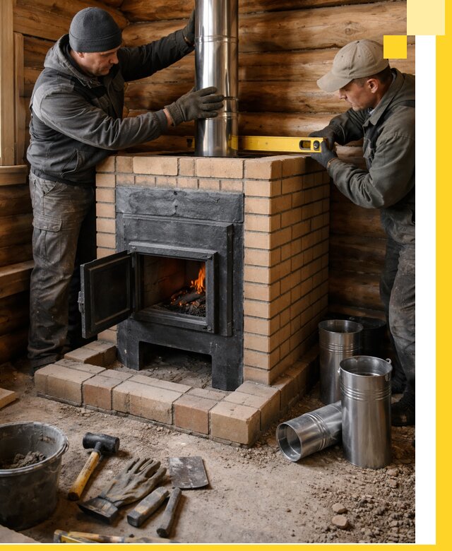 Проектирование, изготовление и установка банных печей в Ишиме