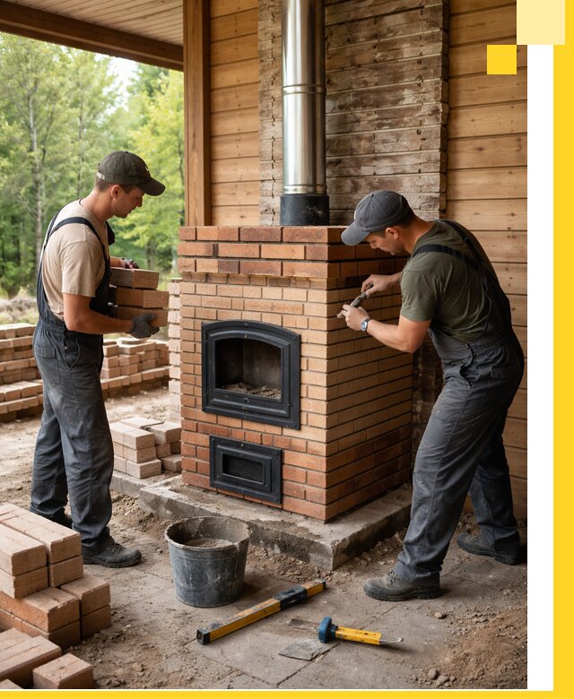 Производство и установка дачных печей под ключ в Ишиме
