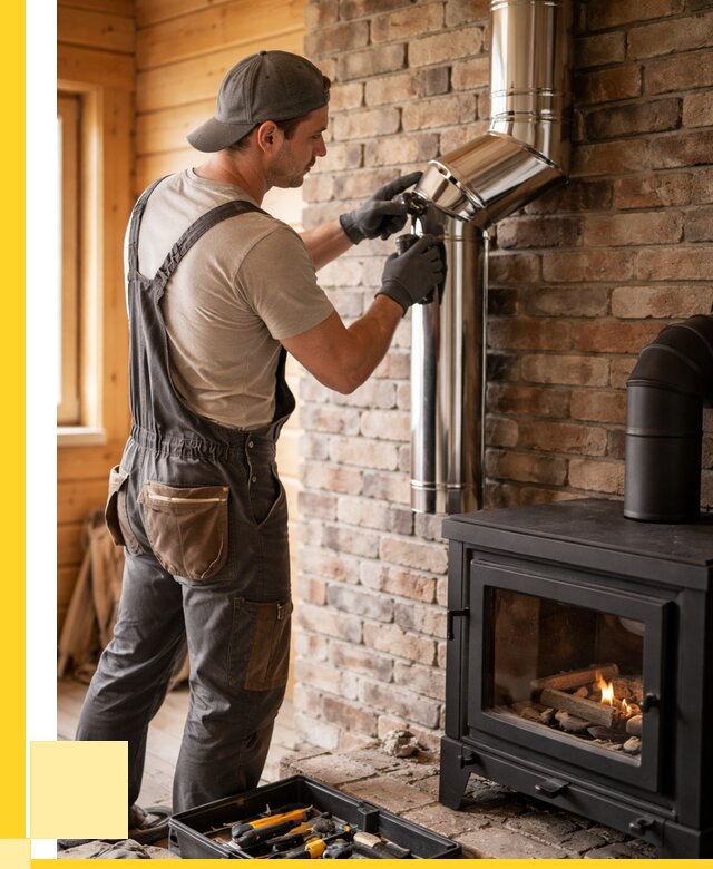 Монтаж дымоходов для печей в Ишиме от 7795 р. | ЭриданШм