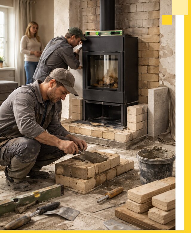 Печи и камины под ключ: проект, установка в Ишиме