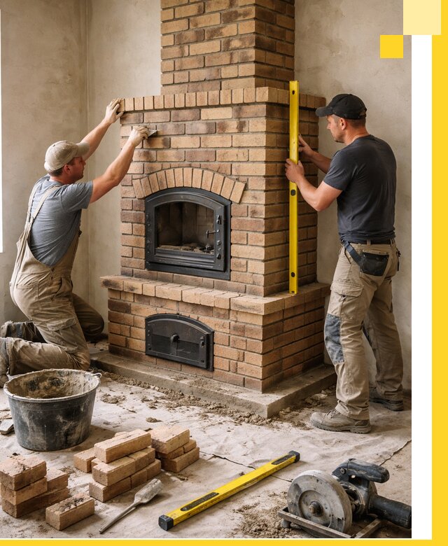 Продажа и установка печей и каминов для дома под ключ в Ишиме