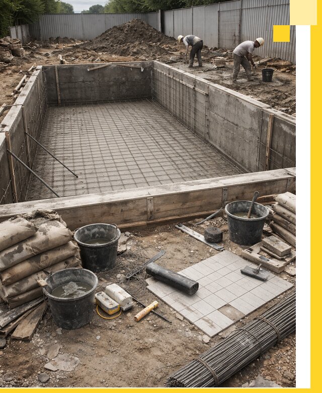 Строительство бассейнов под ключ в Ишиме, дизайн и монтаж