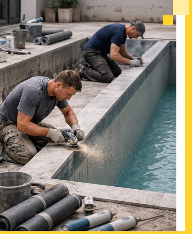 Профессиональный ремонт бассейнов под ключ в Ишиме