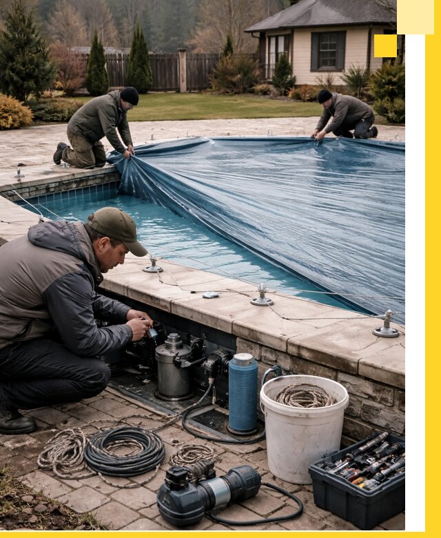 Консервация бассейнов в Ишиме: подготовка к длительному хранению