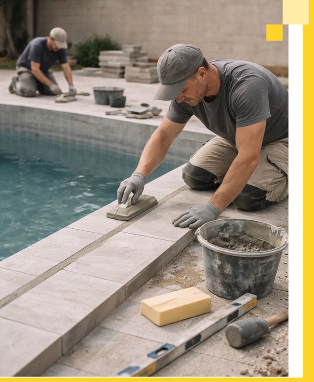 Отделка бассейнов в Ишиме: декоративная отделка и гидроизоляция