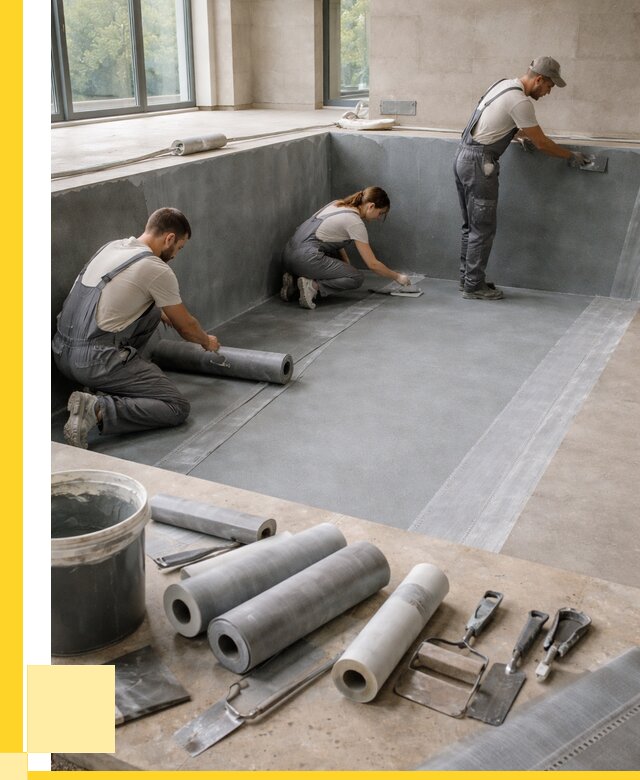 Гидроизоляция бассейнов в Ишиме от 2079 р., ЭриданШм