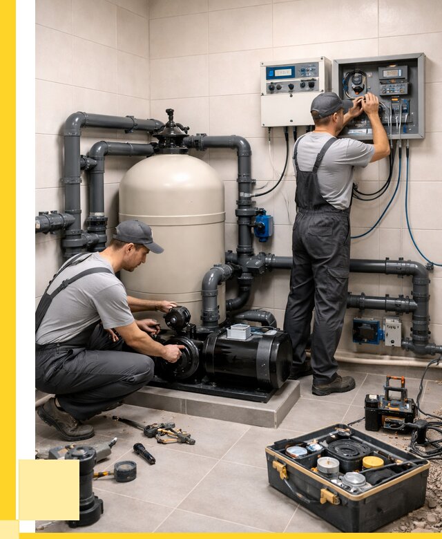 Монтаж оборудования для бассейнов в Ишиме от 41572 р. | ЭриданШм