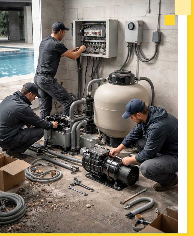 Профессиональный монтаж оборудования для бассейнов в Ишиме