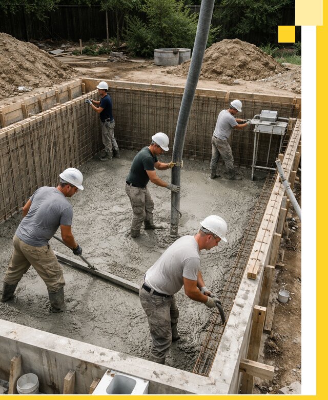 Строительство бетонных бассейнов под ключ в Ишиме