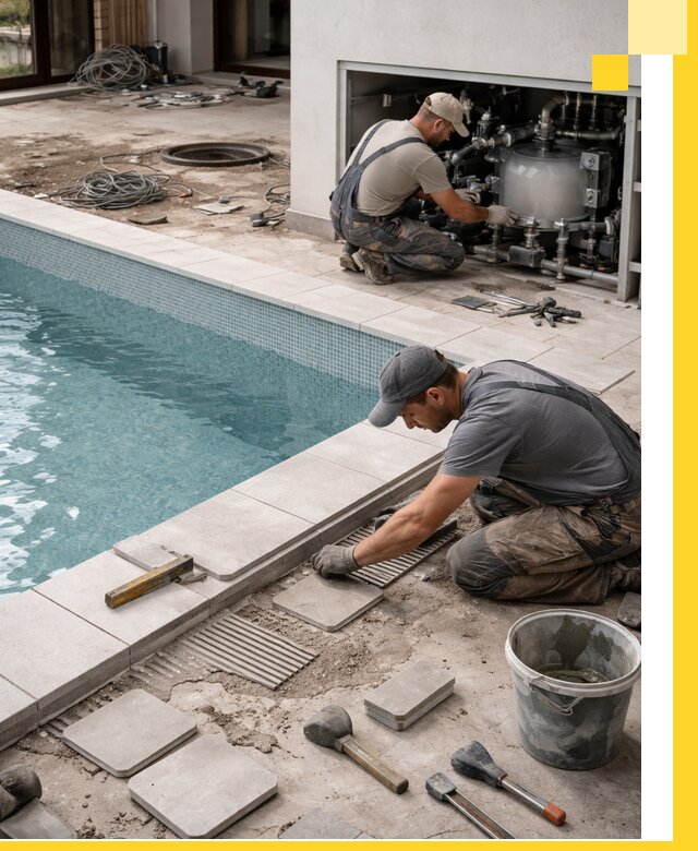 Строительство и монтаж бассейнов в коттедже в Ишиме