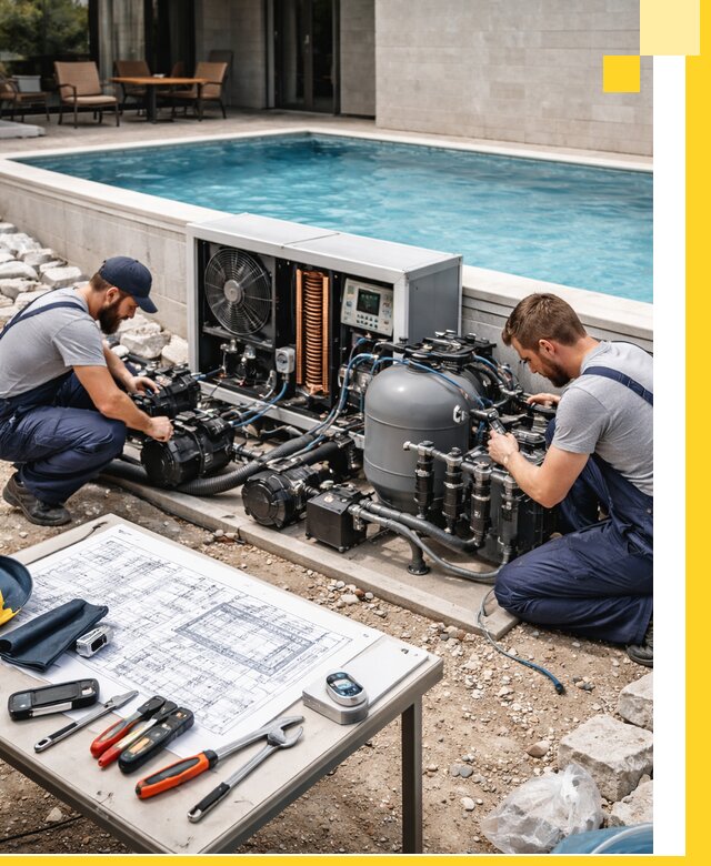 Проектирование и монтаж бассейнов с подогревом в Ишиме