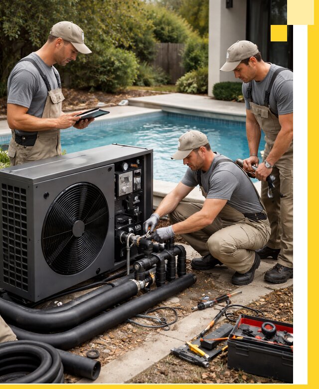 Проектирование и установка тепловых насосов для бассейнов в Ишиме