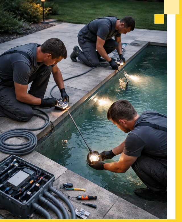 Профессиональное освещение бассейнов в Ишиме: дизайн и монтаж