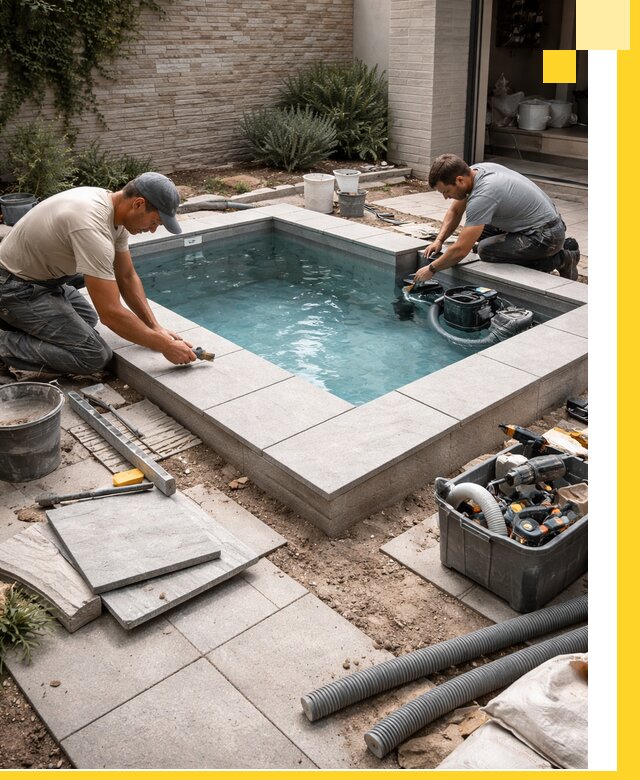 Мини бассейны под ключ в Ишиме, дизайн и установка