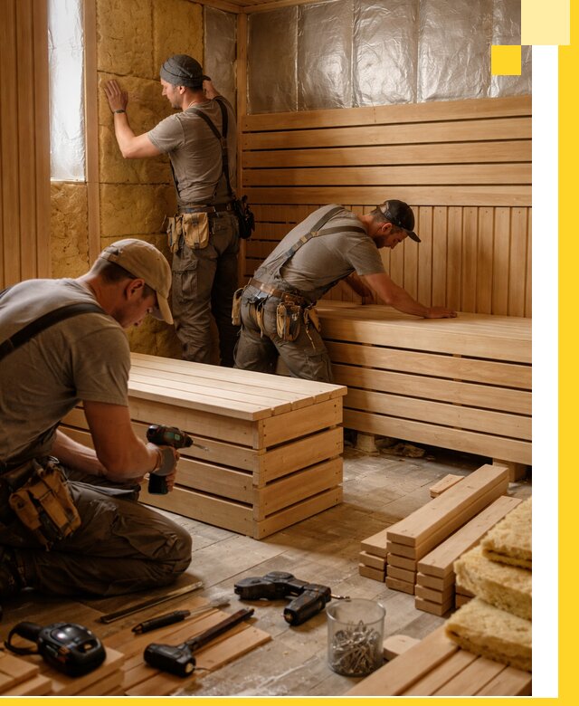 Профессиональное строительство саун под ключ в Ишиме