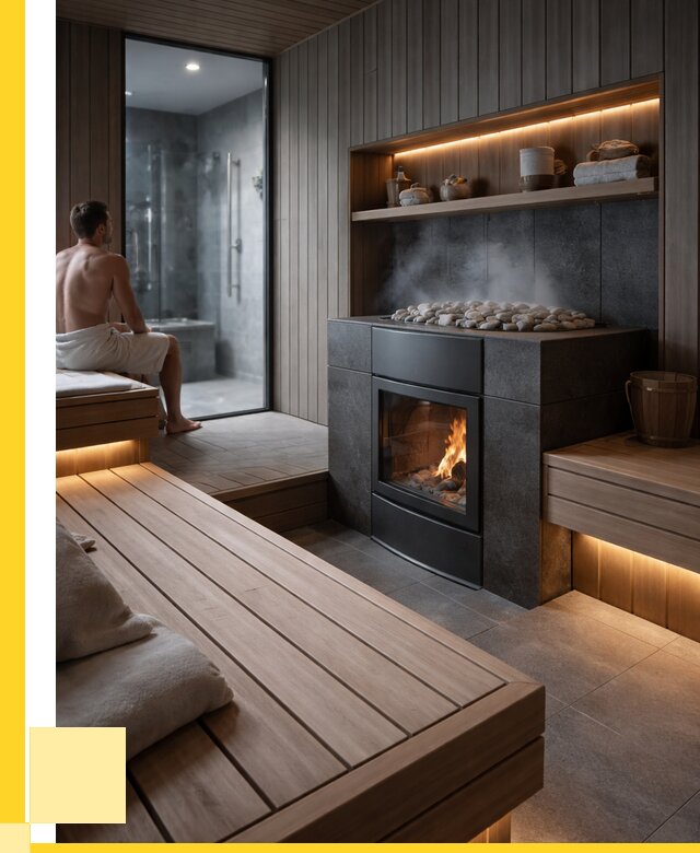 Проект сауны в частном доме в Ишиме от 36376 р. | ЭриданШм