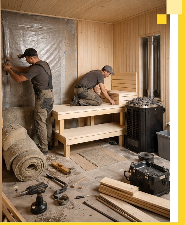 Проекты саун под ключ в Ишиме дизайн и строительство