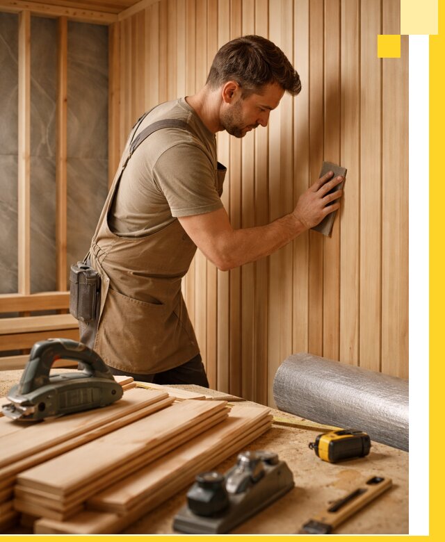 Профессиональная отделка саун и парных под ключ в Ишиме