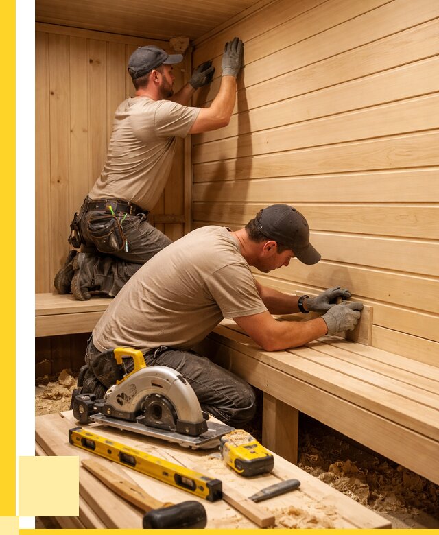 Обшивка саун вагонкой в Ишиме от 2598 р. | ЭриданШм