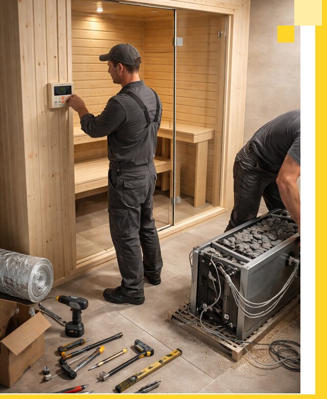 Поставка, установка и монтаж электрических саун в Ишиме