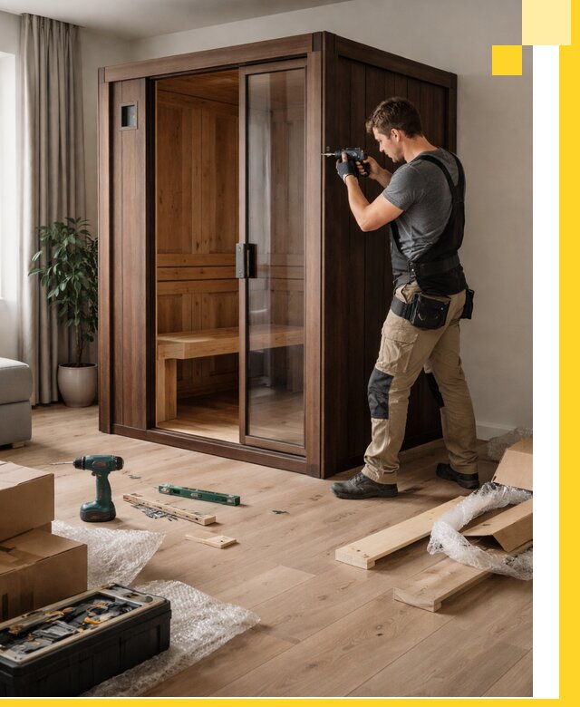 Установка и производство мини саун под ключ в Ишиме