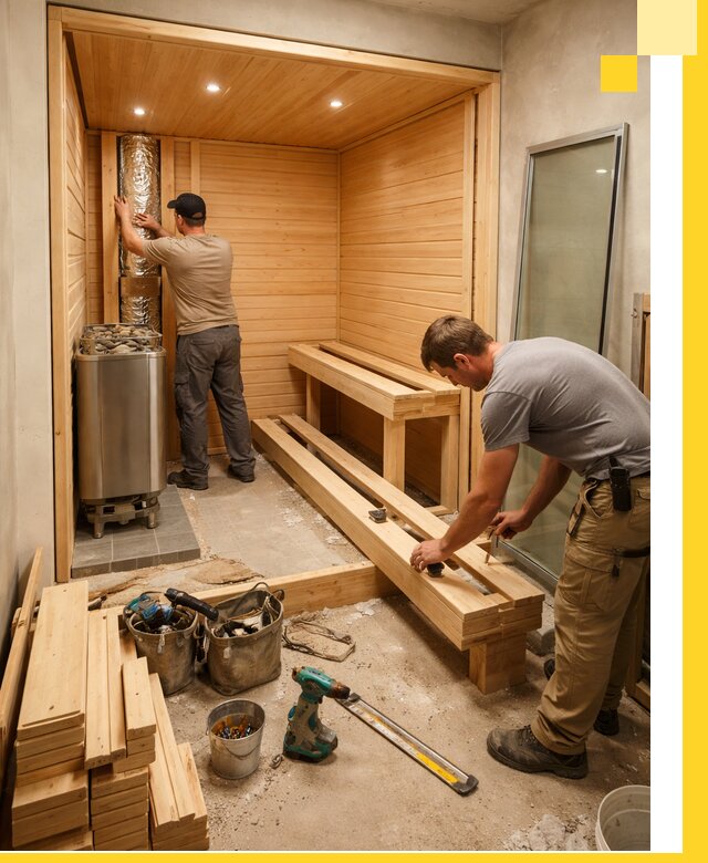 Проектирование и установка домашних саун под ключ в Ишиме