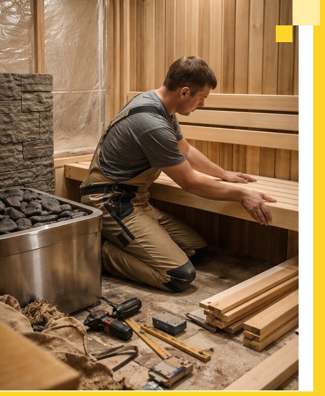 Сауны для дома под ключ с проектированием и монтажом в Ишиме