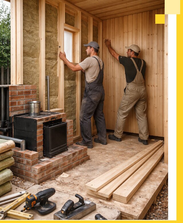 Строительство и установка дачных саун под ключ в Ишиме