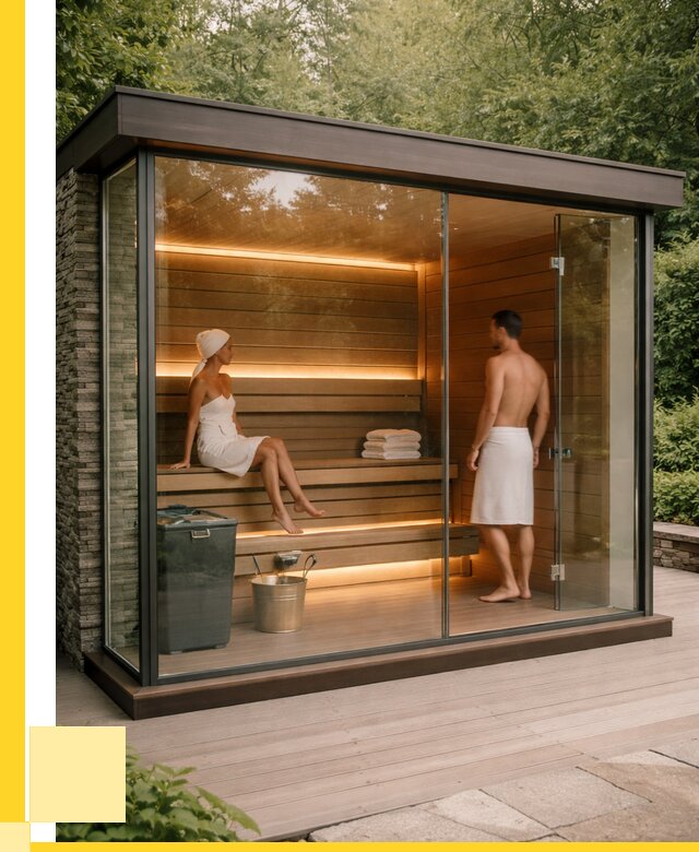 Сауна стеклянная и двери для сауны в Ишиме от 259825 р. | ЭриданШм