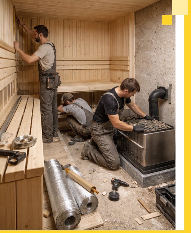 Индивидуальные сауны на заказ в Ишиме под ключ, проект и монтаж