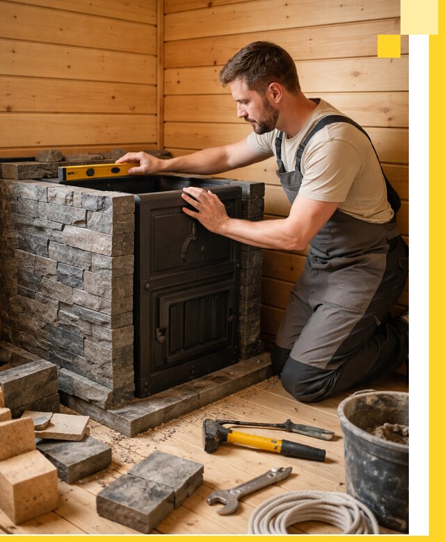 Производство и установка печей для саун под ключ в Ишиме