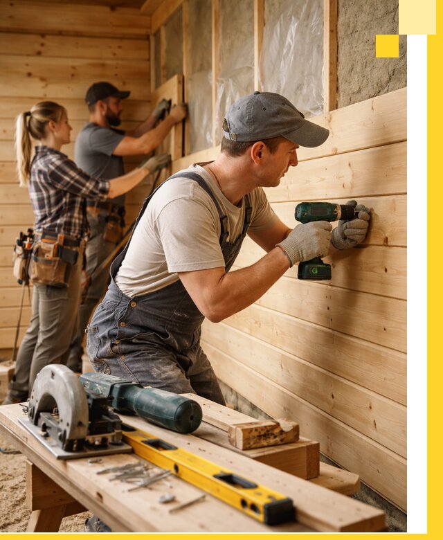 Обшивка бань под ключ в Ишиме: отделка стен и потолков