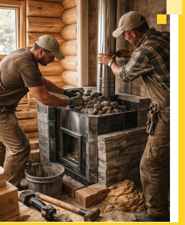 Строительство и отделка русских бань под ключ в Ишиме