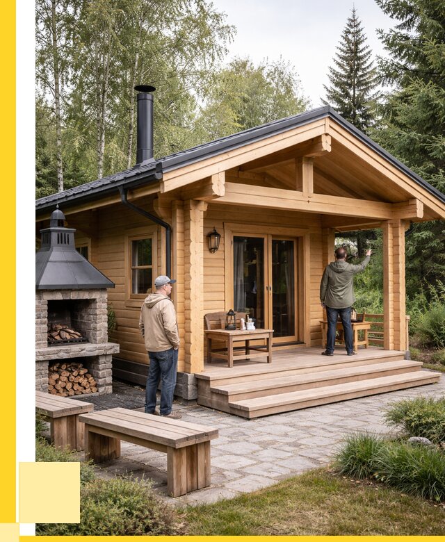 Деревянные бани под ключ в Ишиме от 467685 р. | ЭриданШм