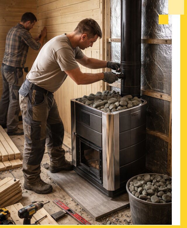 Проектирование и строительство парилок для бани в Ишиме под ключ