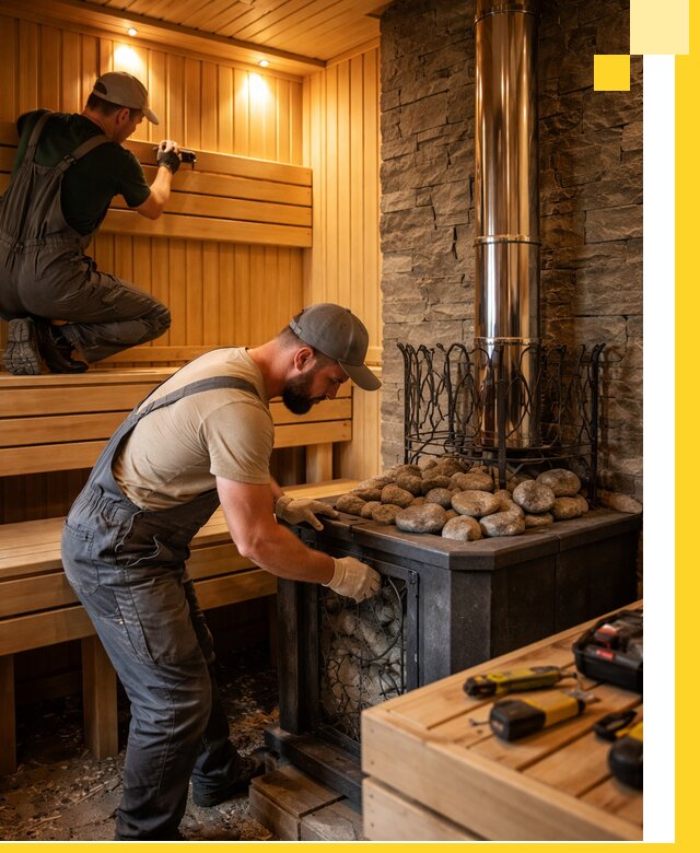 Комплексный дизайн бань, саун и зон отдыха в Ишиме