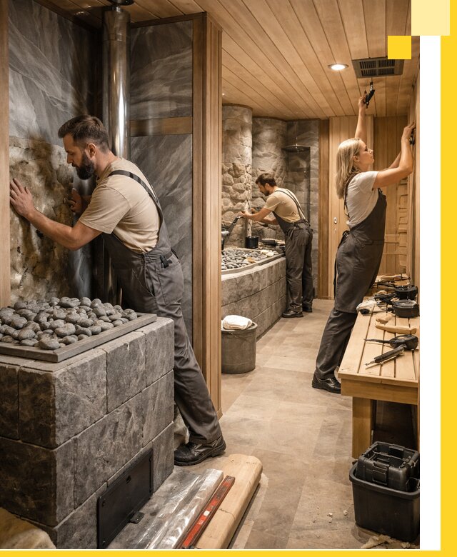 Строительство бань и SPA процедур в Ишиме под ключ и отделкой