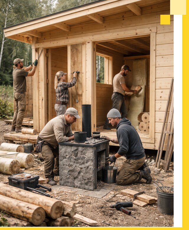 Купить баню под ключ в Ишиме строительство монтаж отделка