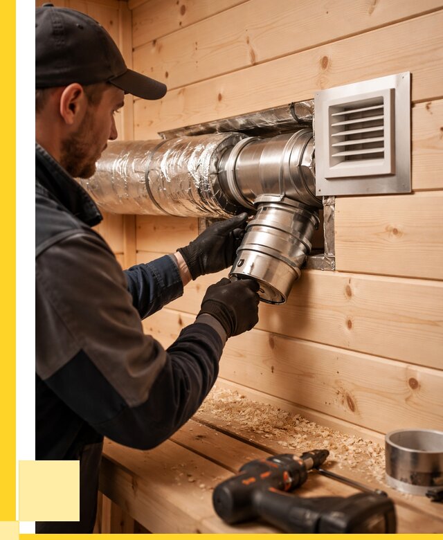 Монтаж вентиляции бани в Ишиме от 12472 р. | ЭриданШм